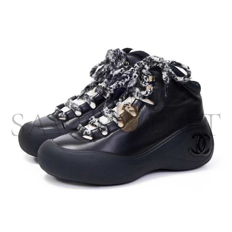 CHANEL COCO NEIGE CC CHUNKY HIGH TOP SNEAKERS G39498